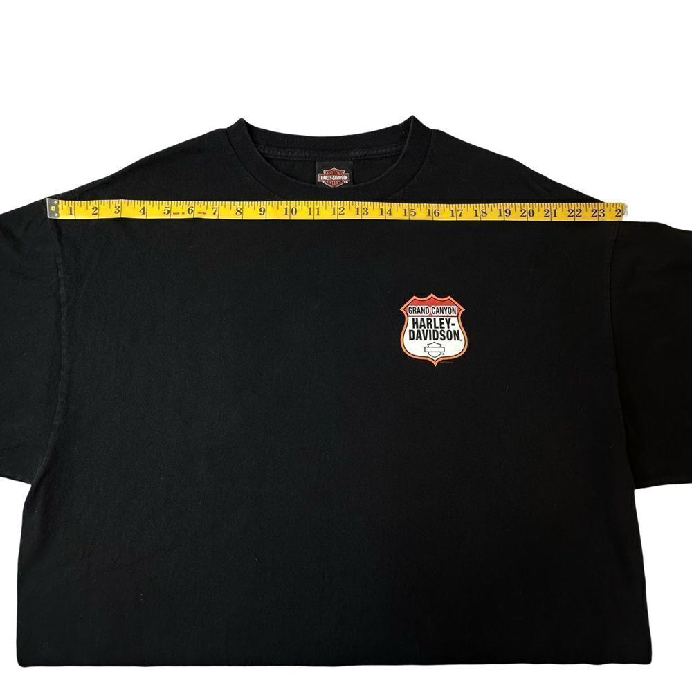 HARLEY-DAVIDSON Motorcycles Black Grand Canyon Tshirt Men’s Size 2XL - Picture 9 of 12